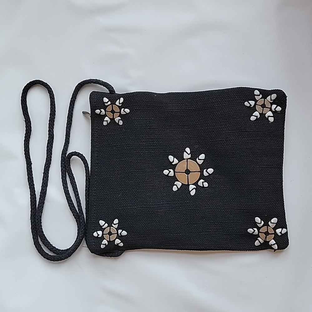 Sustainable jute material shoulder bag